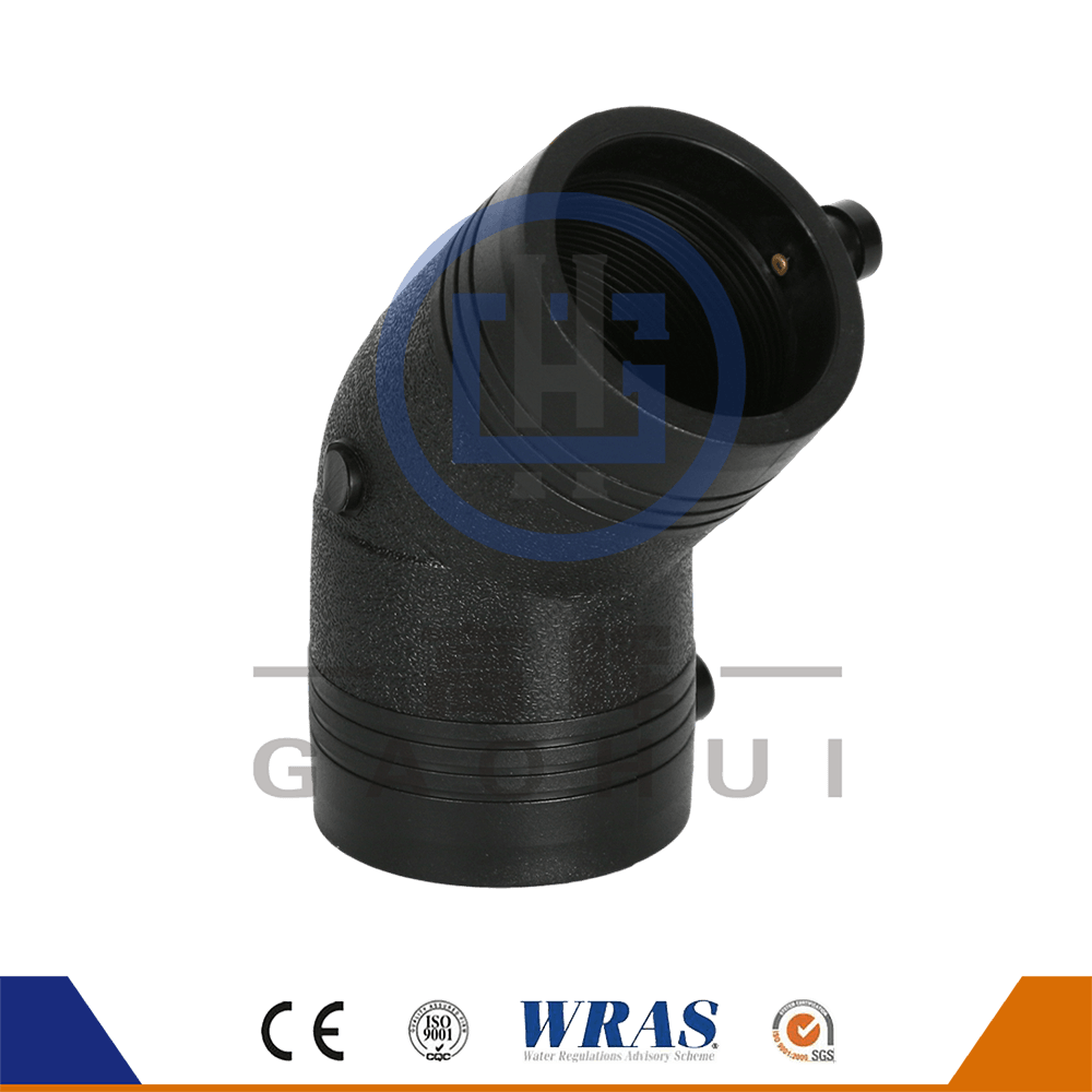 HDPE MOLLED Electro Fusion XLV gradu cubitus flectere aquas copia
