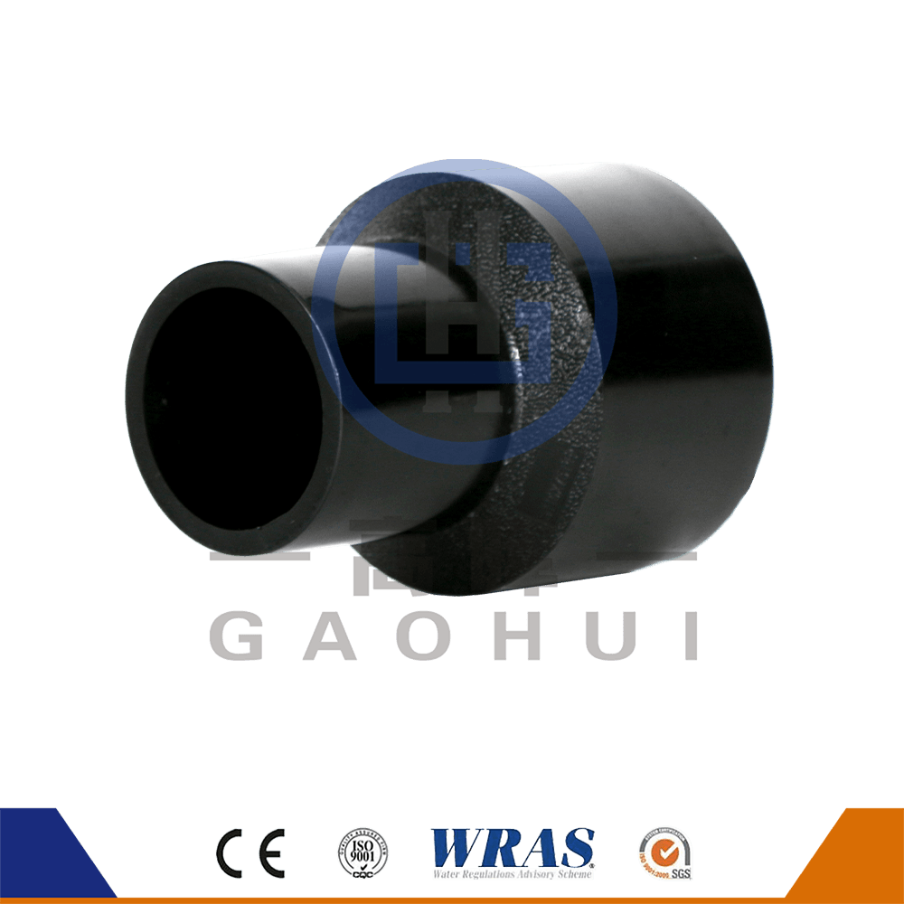 HDPE PRAECISIO fusione reducendo coupercer reducer aquam pipe
