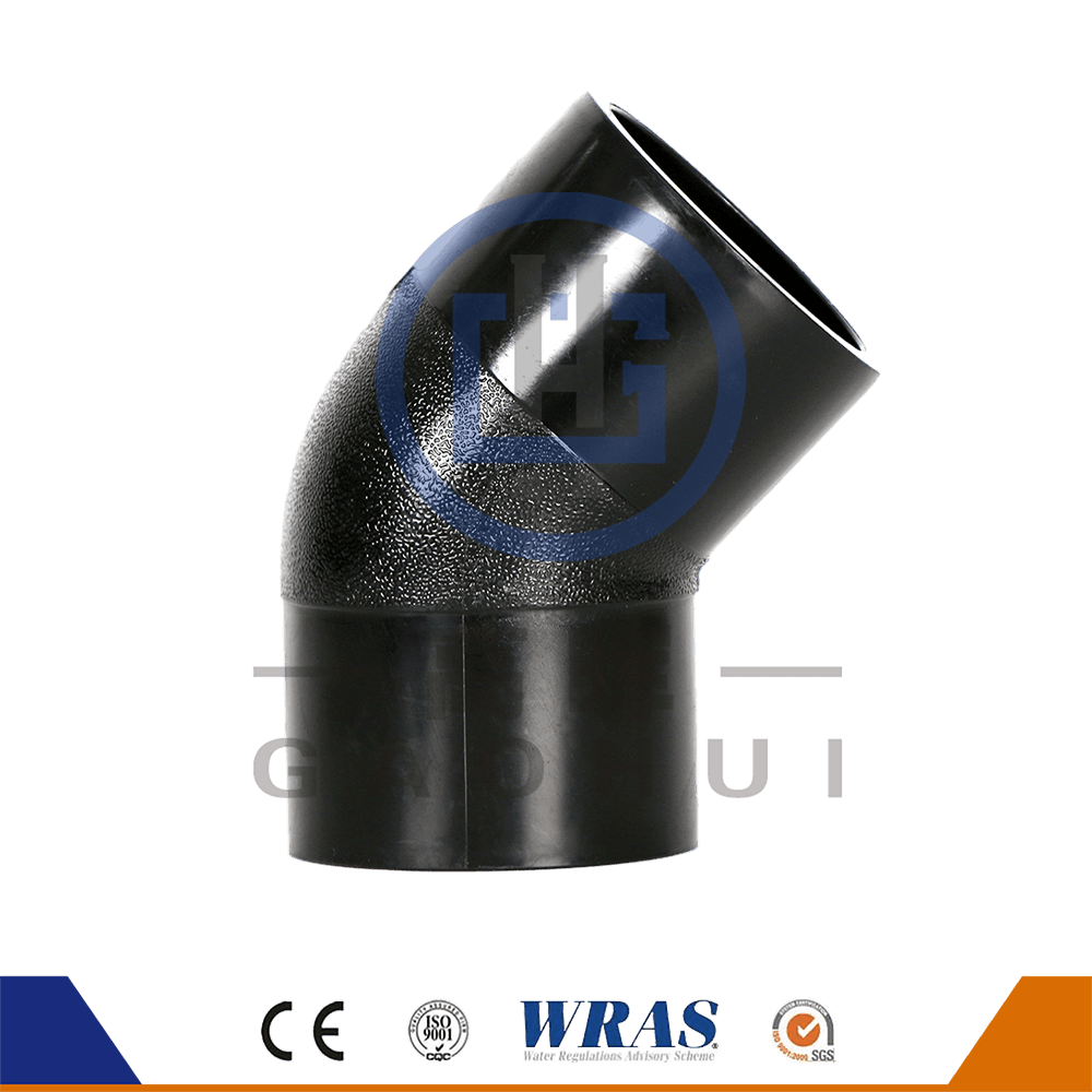 Polyethylene pipe decet Pe cubito flectere XLV ° frigida aqua et INCILE