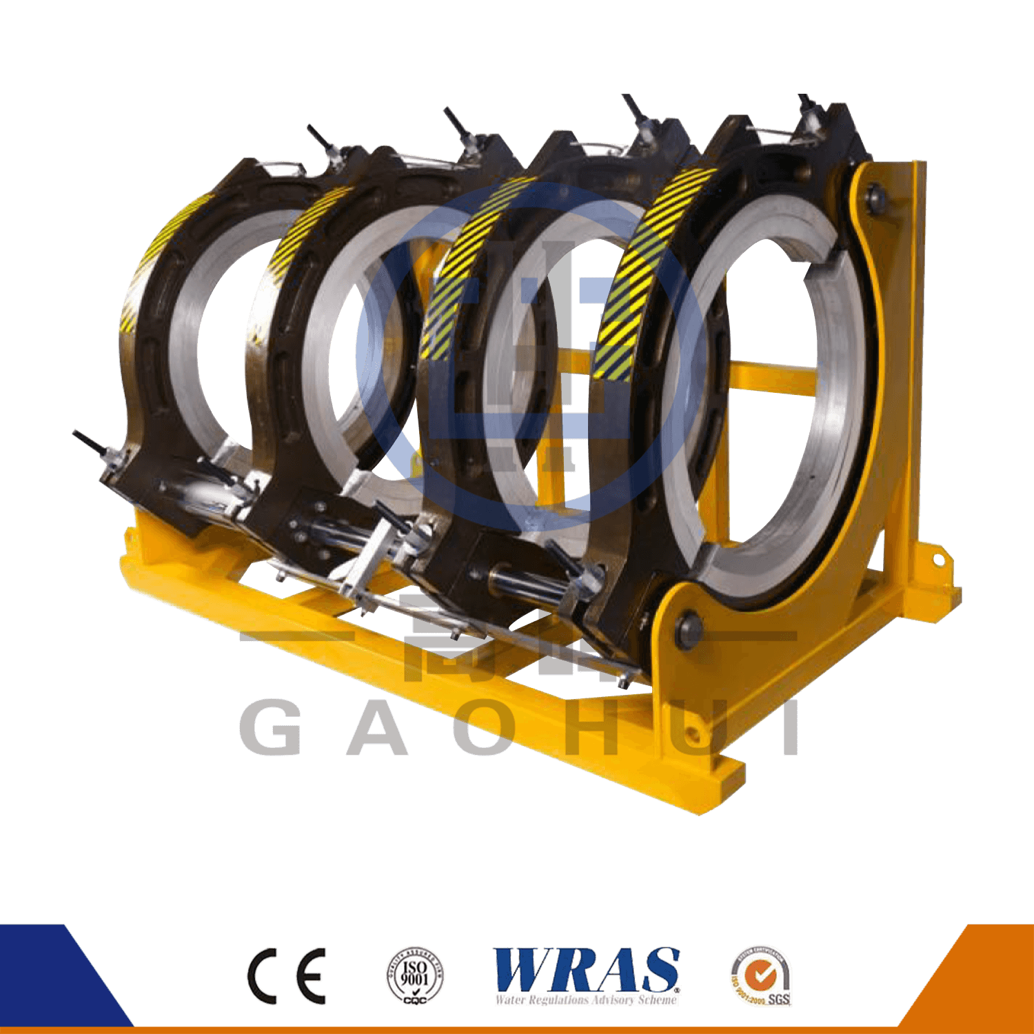 D Hdpe Hydraulica semi-automatic calor fusionem Welding Machina
