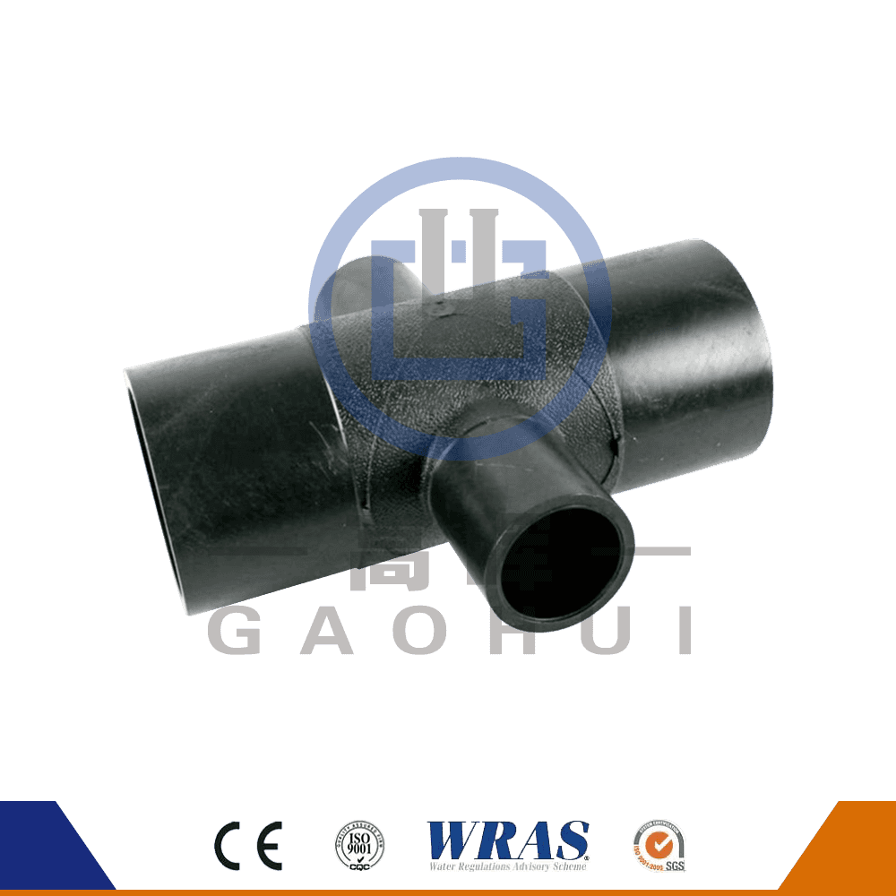 HDPE PRAECISIO fusione reducendo Cross transgressus aqua Pipe
